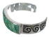High Quality Sterling Silver Turquoise Water Waves Bracelet VX60456